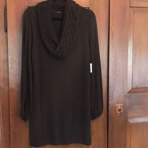 Tahari cowl neck sweater tunic